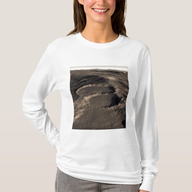 Camiseta Três crateras na região oriental do Hellas de M (Frente)
