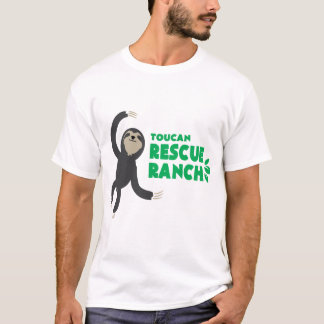 Camiseta Três Customisable T Toed da preguiça