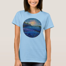 Camiseta três de bluebonnet do Texas