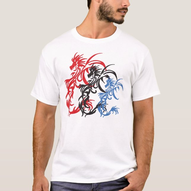 Camiseta Três Dragões (Frente)