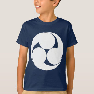 Camiseta Três espirais no sentido horário (Sugaki)
