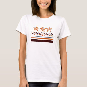 Camiseta Três Estrelas de Mulheres de Verão