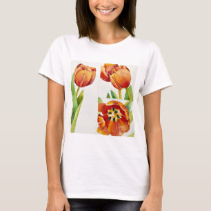 Camiseta Três estudos da tulipa em um 2013 certo