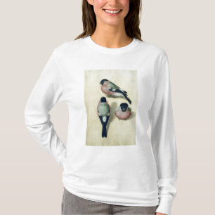 Camiseta Três estudos de um bullfinch