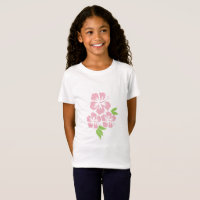 Três Flores Tropicais De Hibiscus Rosa-Pálida