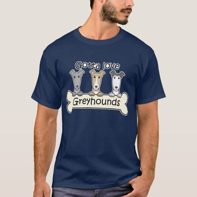 Camiseta Três galgos (Frente)