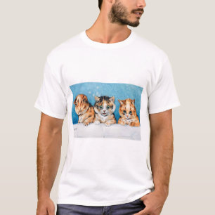Camiseta Três Gatinhos, Gato, Louis Wain