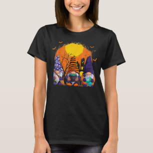 Camiseta Três Gnomos Feliz Halloween Call Candy Corn Pumpk