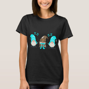 Camiseta Três Gnomos Felizes Pi Day Matemática Amam Profess