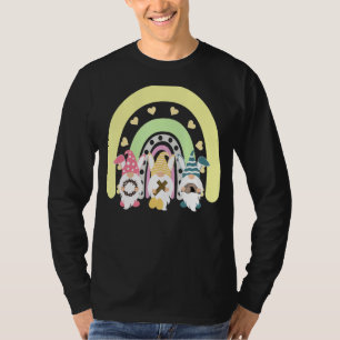 Camiseta Três Gnomos Risen Leopard Felz pascoa Rainbow 20