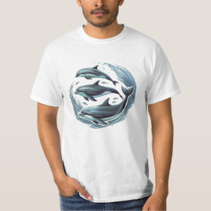 Camiseta Três golfinhos