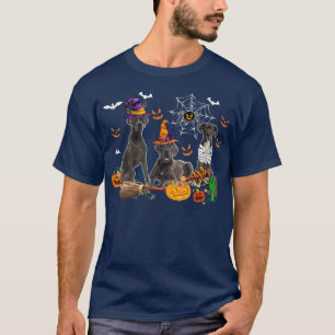 Camiseta Três Grandes Cachorros Dane Bruxa Múmia do Hallowe