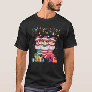 Camiseta Três Hamster em Sock Engraçado Boys Garotas Cristo