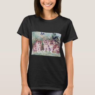 Camiseta Três Kittens, Louis Wain