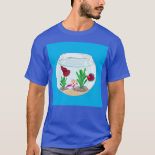 Camiseta três melhores peixes do aquário