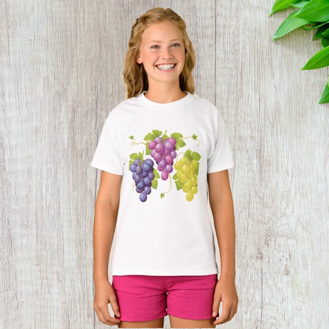Camiseta Três Molhos De Uvas (Criador carregado)
