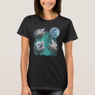 Camiseta Três Ogambm Howling Moon Space Parody Possum