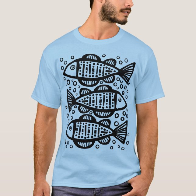 Camiseta Três Peixes (Frente)