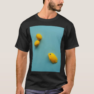 Camiseta Três peixes-anjo amarelos