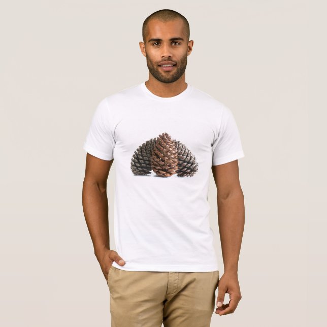 Camiseta Três pinecones (Frente Completa)