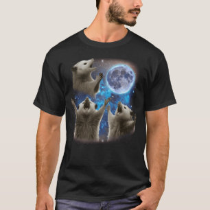 Camiseta Três Possíveis Uivos No Memória Estranho Da Lua