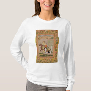 Camiseta Três príncipes Going Caça, c.1635 (gouache no p