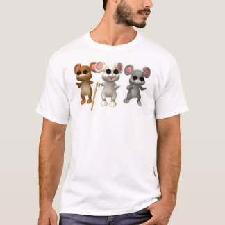 Camiseta Três ratos cegos