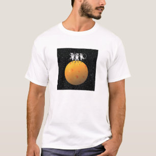 Camiseta TRÊS RATOS CEGOS & A LUA FEITA DO QUEIJO! ~ v.3