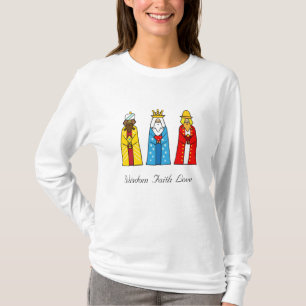 Camiseta Três Reis Magos Colorida