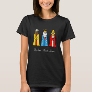Camiseta Três Reis Magos Colorida