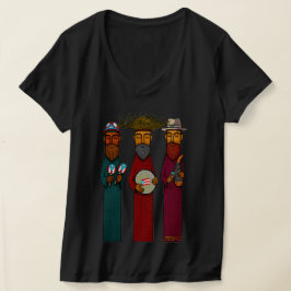 Camiseta Três Reis Magos Porto-Riquenhos com Parranda Music