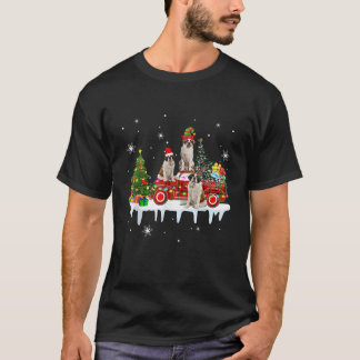 Camiseta Três renanos de Santa Elf St Bernards no Picku de 