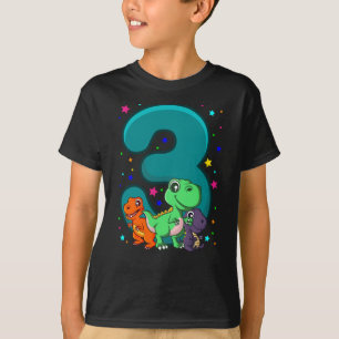 Camiseta TRÊS REX, aniversário de 3 anos, 3 Anos, Crianç