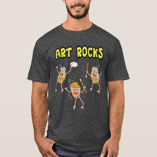Camiseta Três Rochas de Arte