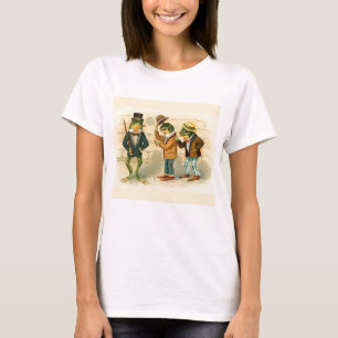 Camiseta "Três sapos sociáveis "