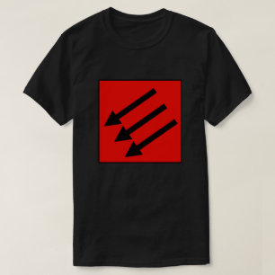 Camiseta Três Setas Frente de Ferro Anti-Fascista