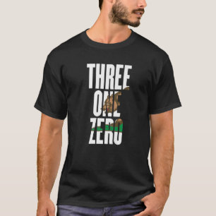 Camiseta Três Um Zero 310 Area Code Los Angeles California