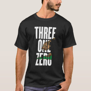 Camiseta Três Um Zero 310 Código de Área Los Angeles Califó