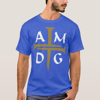 Camiseta Três Unhas Cross AMDG
