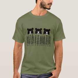 Camiseta Três Ursos na Floresta