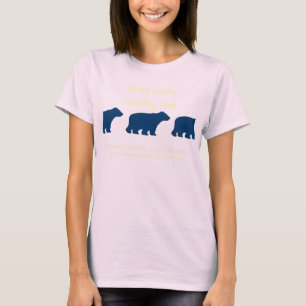 Camiseta Três ursos Sleeved por muito tempo T