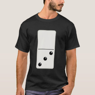 Camiseta Três Vazios Domino Dia de as Bruxas engraçado Figu
