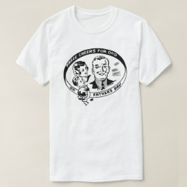 Camiseta Três Vivas para o Papai no Dia dos Pais