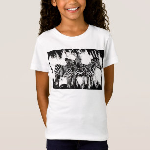 Camiseta Três Zebras Pintando