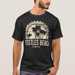 Camiseta Trestles Beach California Retro Surf Vintage Sunse