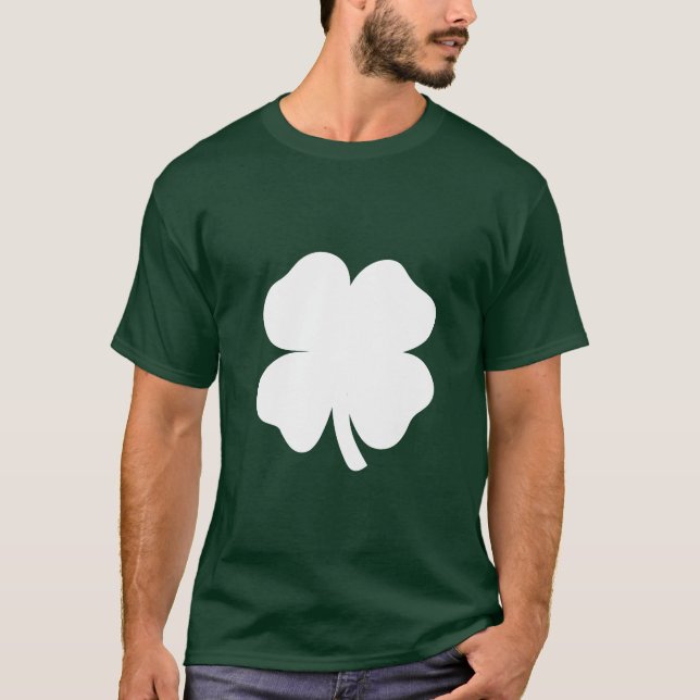 Camiseta Trevo Branco (Frente)