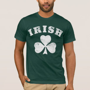Camiseta Trevo branco irlandês