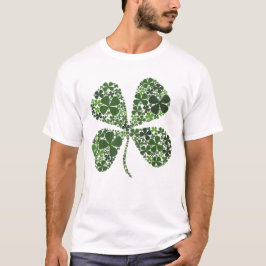 Camiseta Trevo de 4 folhas infinitamente sortudo