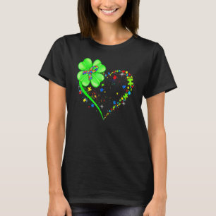 Camiseta Trevo de Autismo Engraçado Mãe de Autismo Dia de S