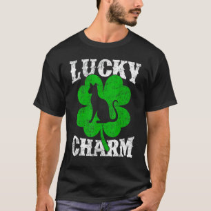 Camiseta Trevo de Folha de Shamrock Divertido Amuleto da So